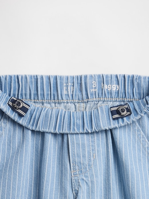 Image number 3 showing, Baby & Toddler Pull-On Cargo Baggy Jeans