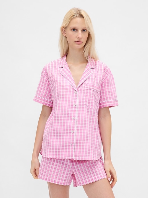 Image number 1 showing, Poplin PJ Shirt