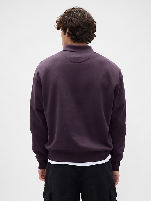 Image number 3 showing, Heavyweight Oversized Polo Sweatshirt