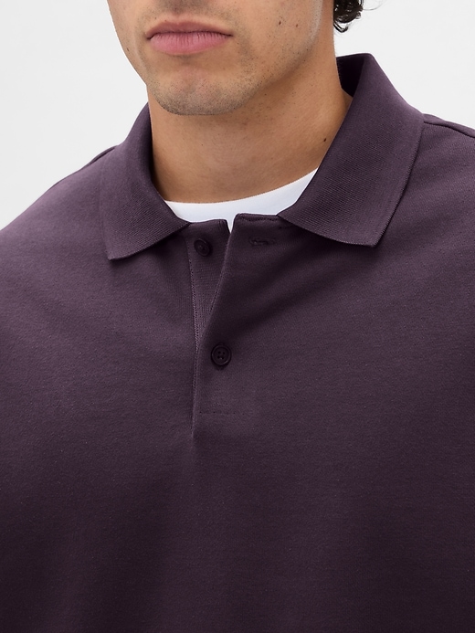 Image number 4 showing, Heavyweight Oversized Polo Sweatshirt