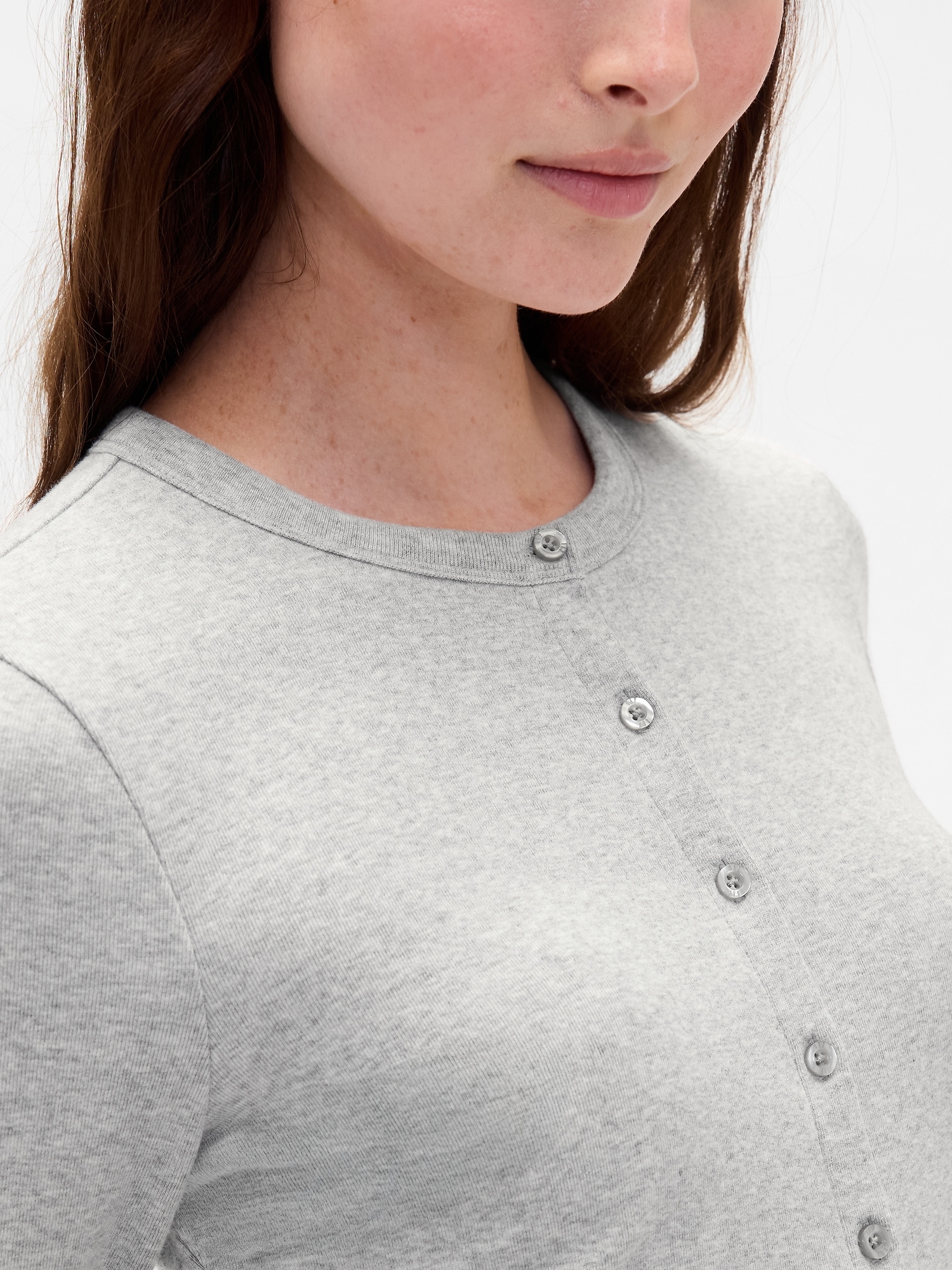 Modern Crewneck Cardigan