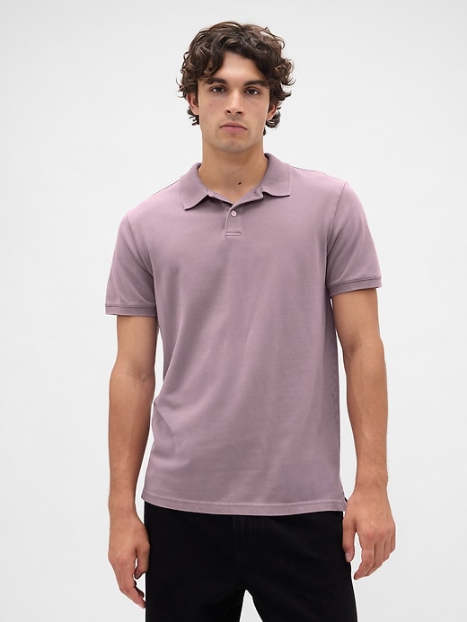 Image number 1 showing, Pique Polo Shirt