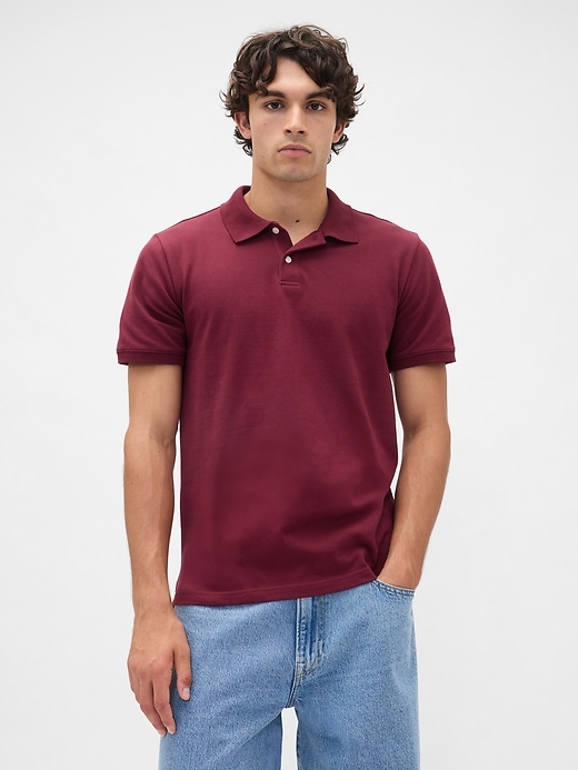 Image number 1 showing, Pique Polo Shirt