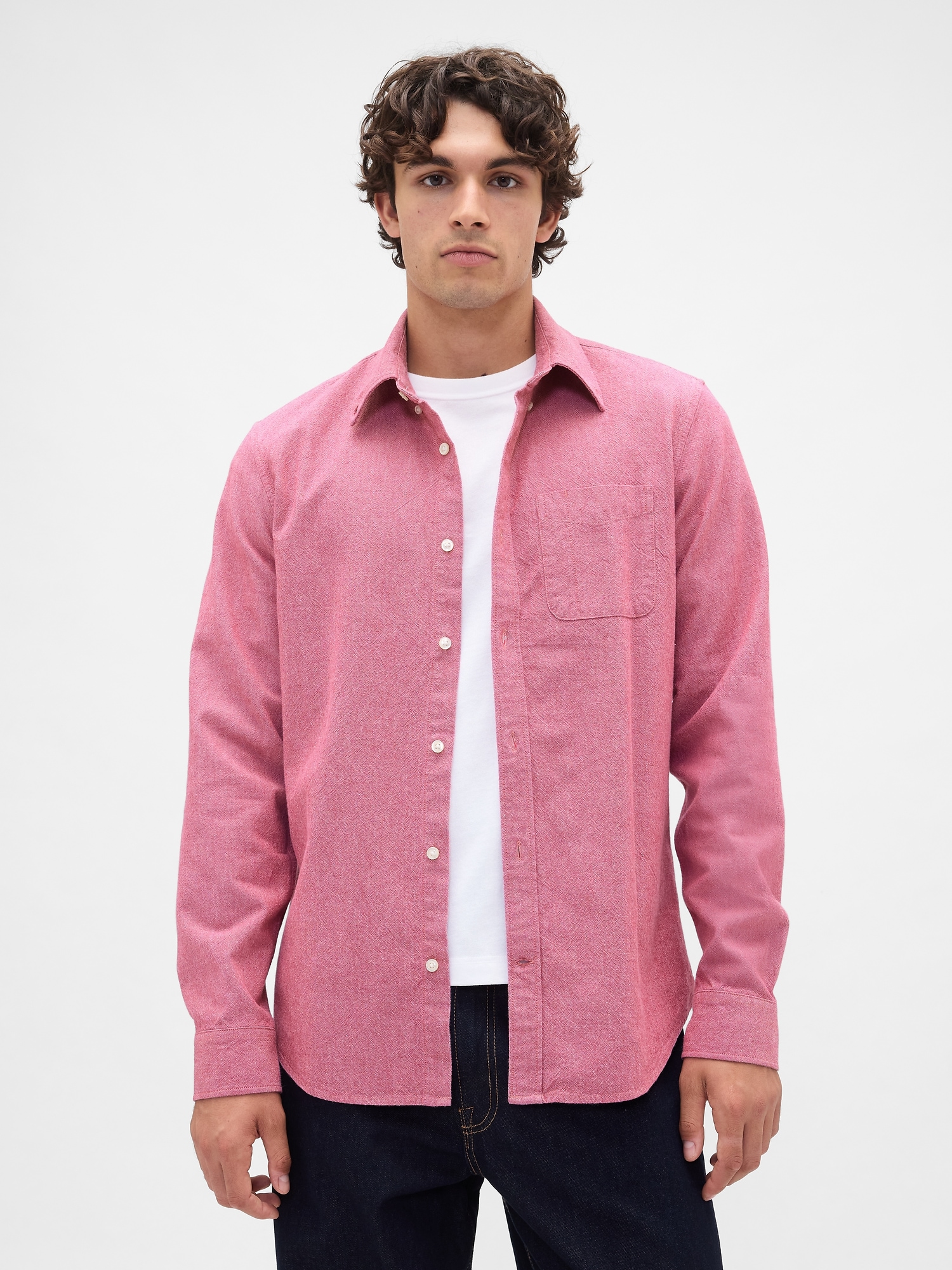 Oxford Shirt - Cerise Pink
