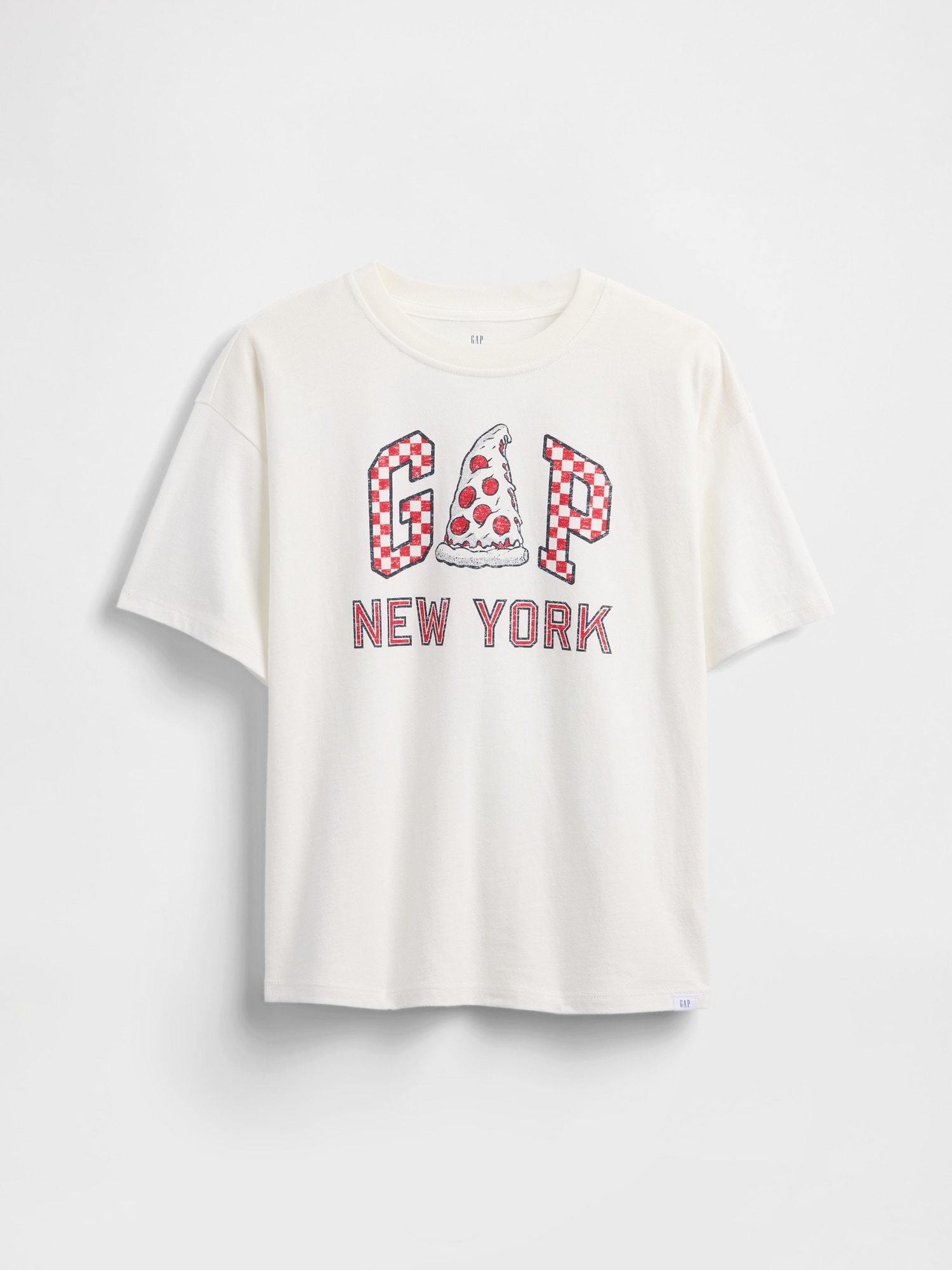 Kids Relaxed Graphic Logo T-Shirt - New Off White