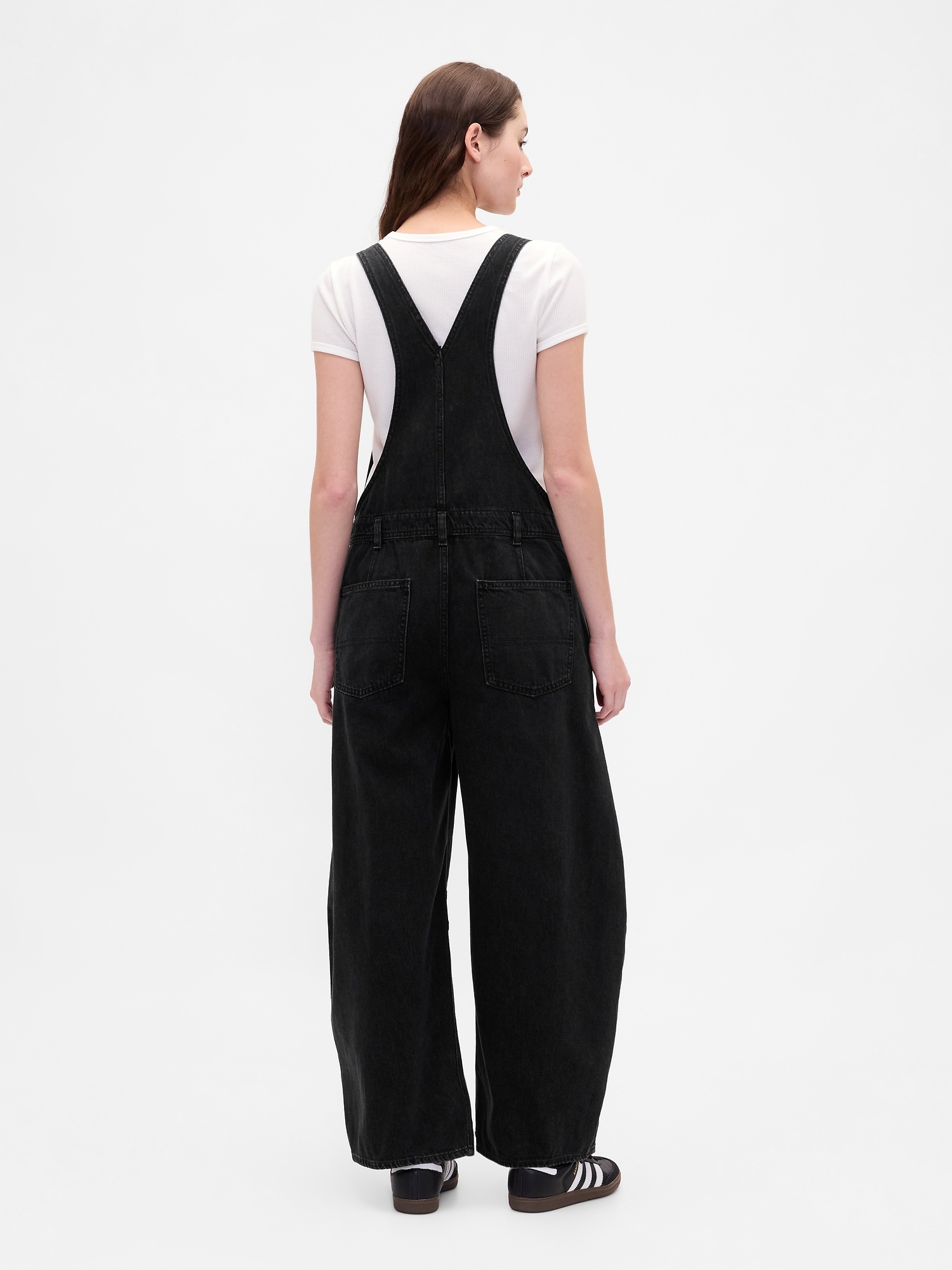 Женский джинсовый комбинезон Gap UltraSoft Horseshoe — фото 4