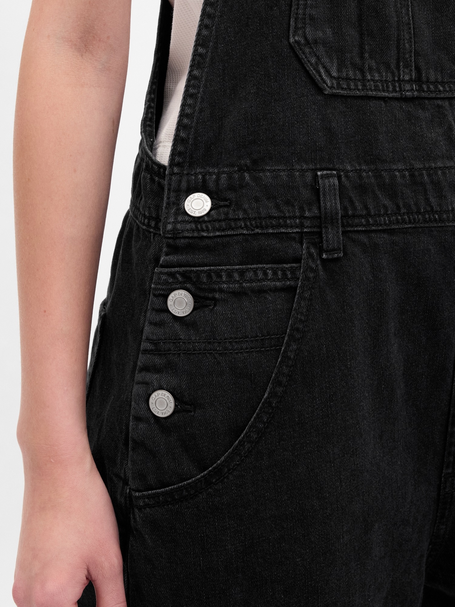 Женский джинсовый комбинезон Gap UltraSoft Horseshoe — фото 7