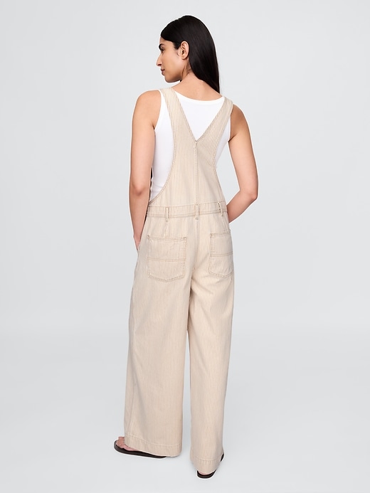 Image number 4 showing, Denim Baggy Overalls