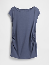 View large product image 1 of 1. Maternity Modern Boatneck Top