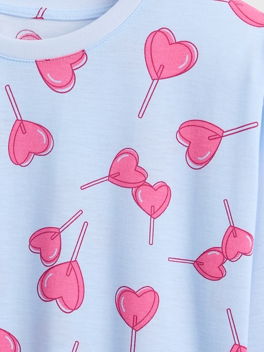 Image number 2 showing, Kids Recycled PJ Short Set