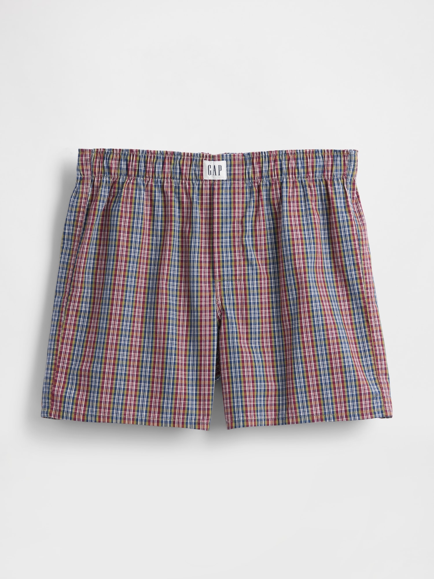 4.5" Poplin Boxers - Moss Stone
