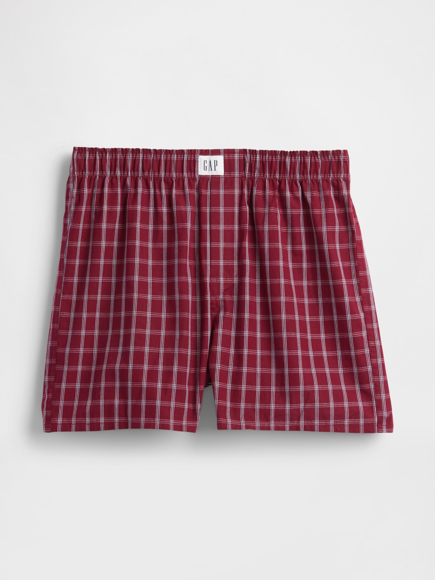 4.5" Poplin Boxers - Red Delicious