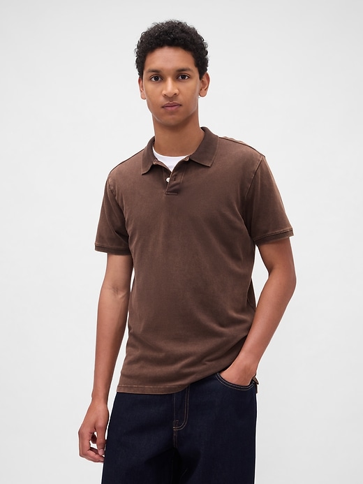 Image number 1 showing, Pique Polo Shirt
