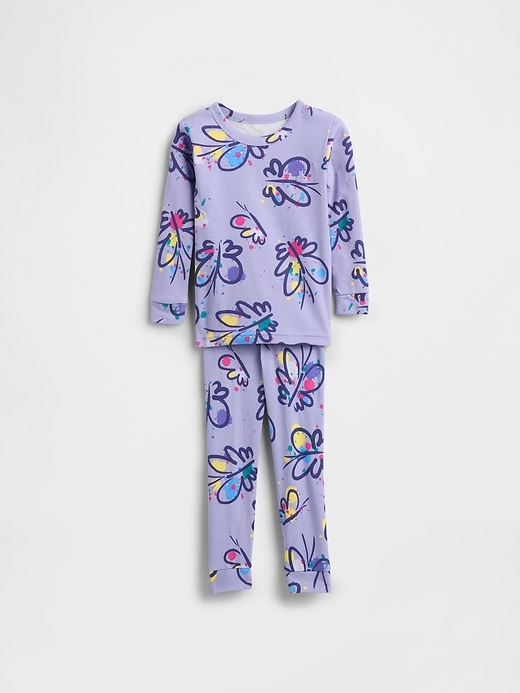 Image number 1 showing, Baby & Toddler Organic Brushed Cotton PJ Set