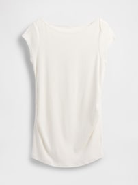 View large product image 1 of 1. Maternity Modern Boatneck Top