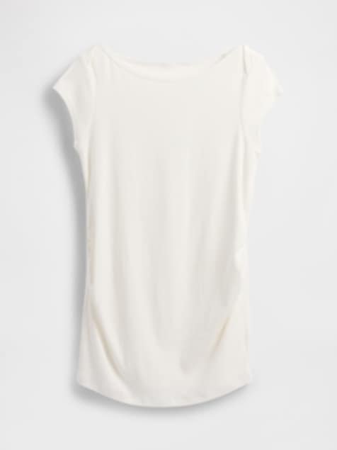 Maternity Modern Boatneck Top