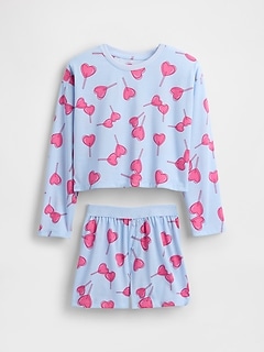 Kids Recycled PJ Short Set
