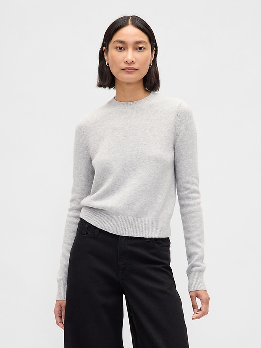 Image number 1 showing, CashSoft Crewneck Sweater