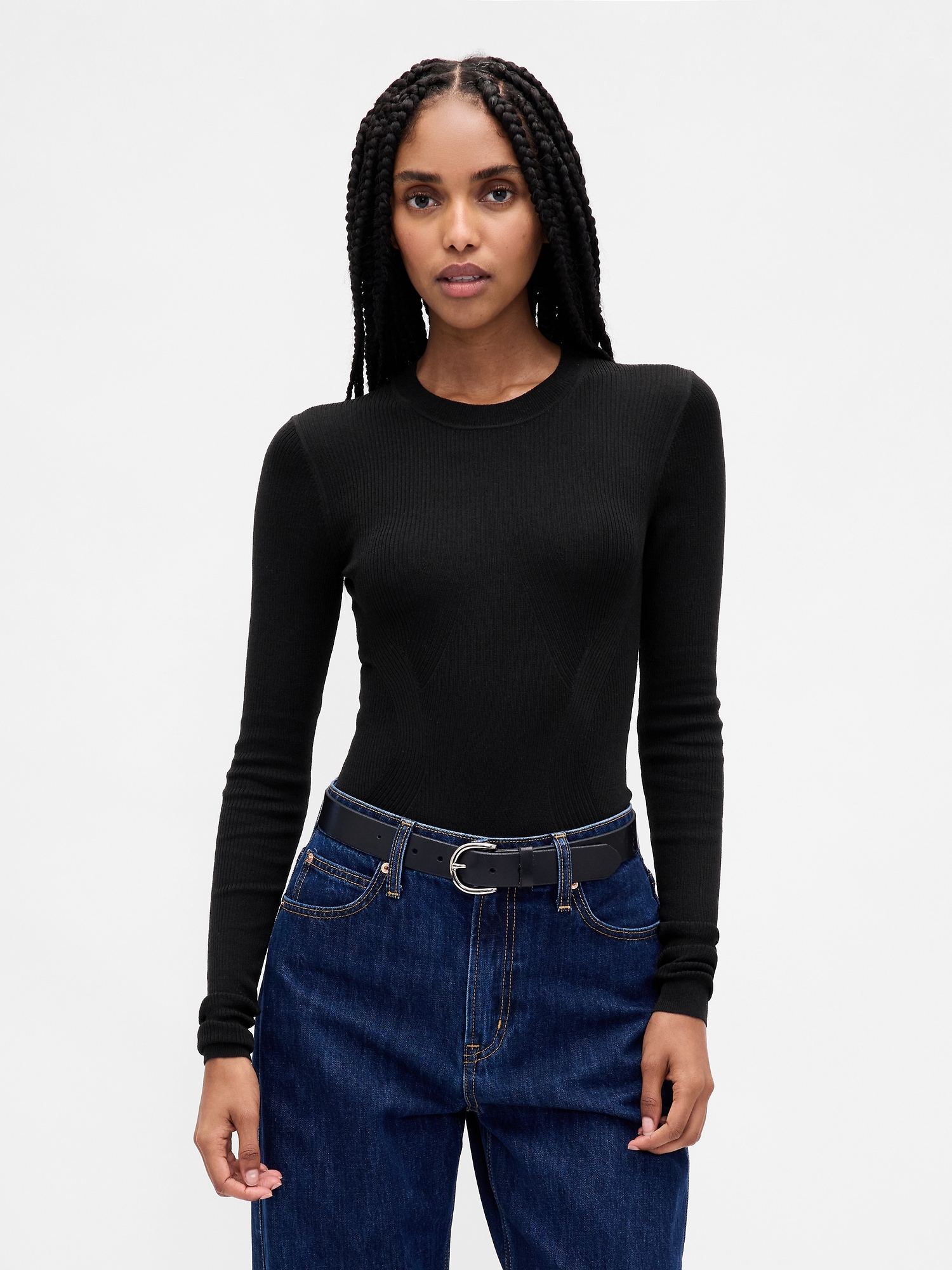 Sheer Rib Bodysuit
