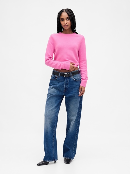 Image number 2 showing, CashSoft Crewneck Sweater
