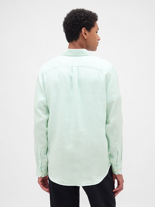 Image number 3 showing, 100% Linen Classic Shirt