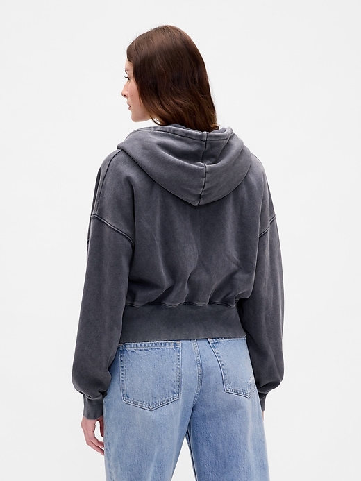 Image number 3 showing, VintageSoft Full-Zip Wedge Hoodie