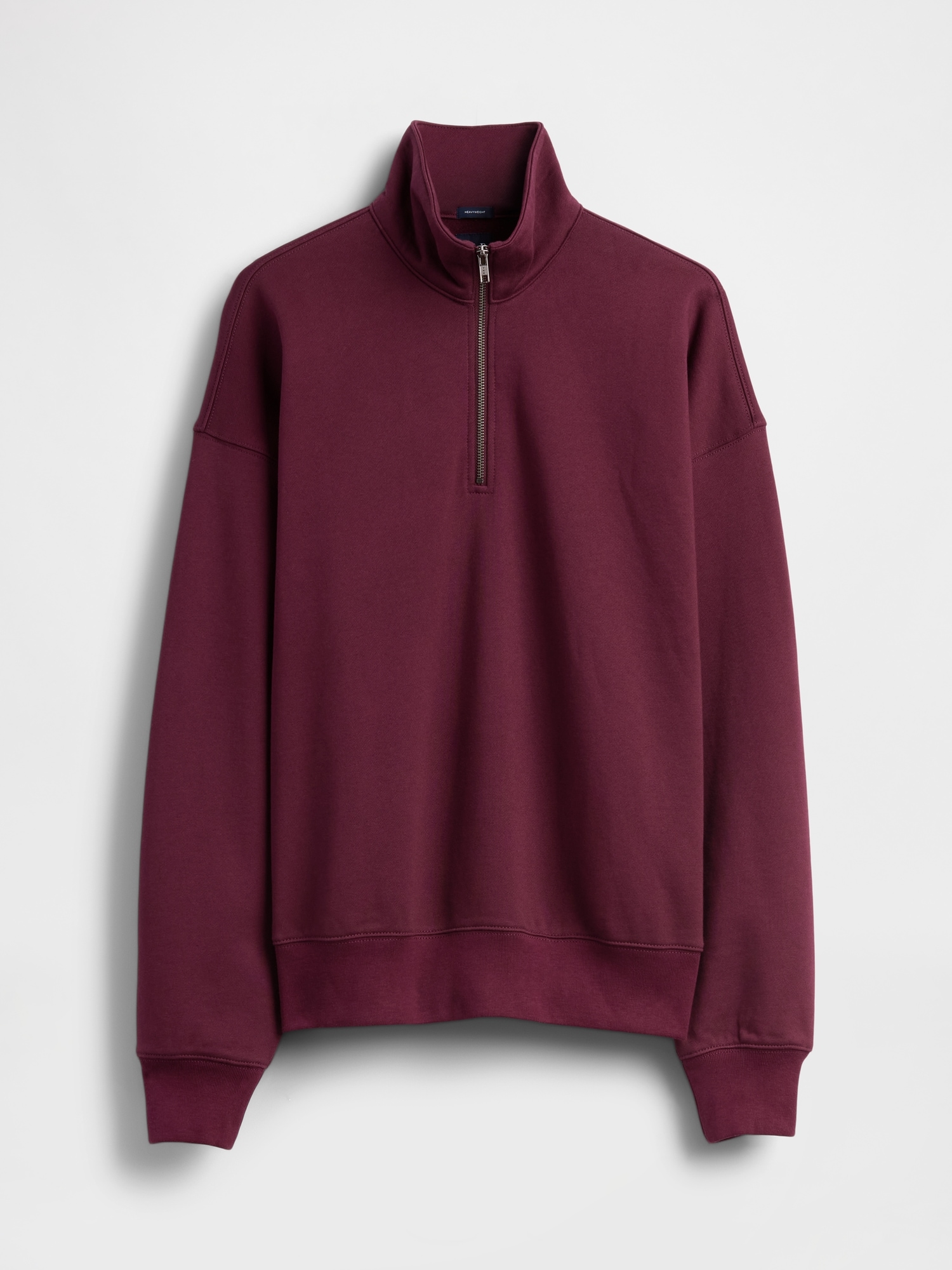 Heavyweight Oversized Quarter-Zip Pullover
