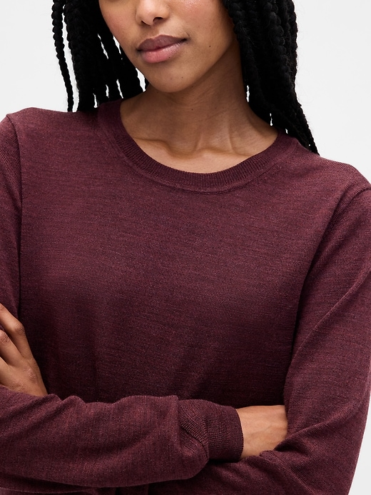 Image number 4 showing, Merino Crewneck Sweater