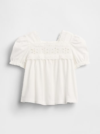 Baby & Toddler Eyelet Top