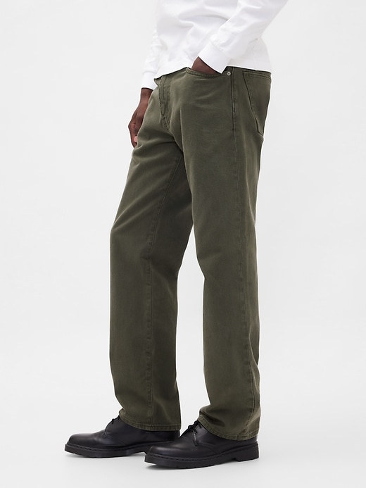 Image number 3 showing, Relaxed Straight Jeans