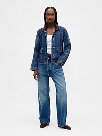UltraSoft Denim Swing Chore Jacket