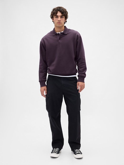Image number 2 showing, Heavyweight Oversized Polo Sweatshirt