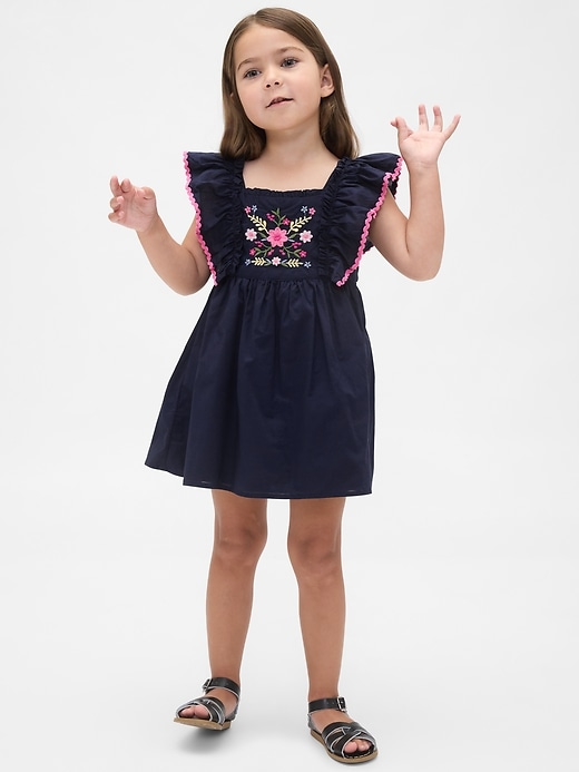 Image number 4 showing, Baby & Toddler Flutter-Sleeve Dress