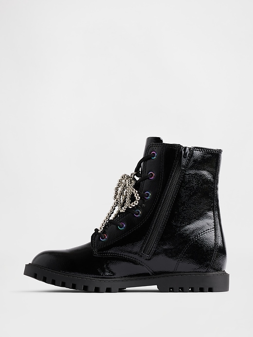 Image number 5 showing, Kids Charm Lace-Up Boots