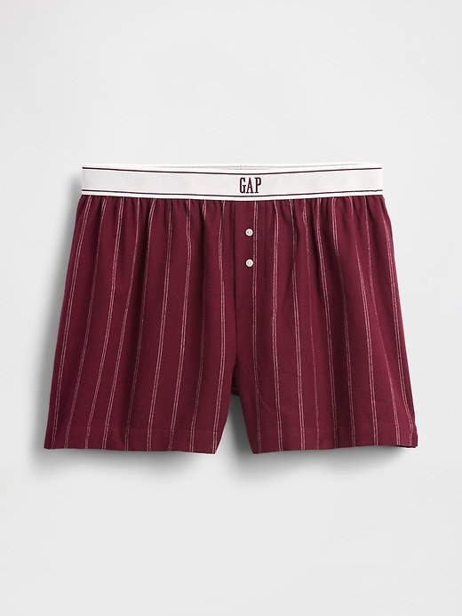 Image number 6 showing, Logo Flannel Boxer Shorts