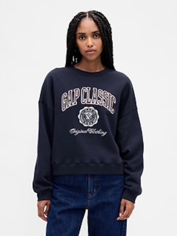 VintageSoft Logo Wedge Sweatshirt