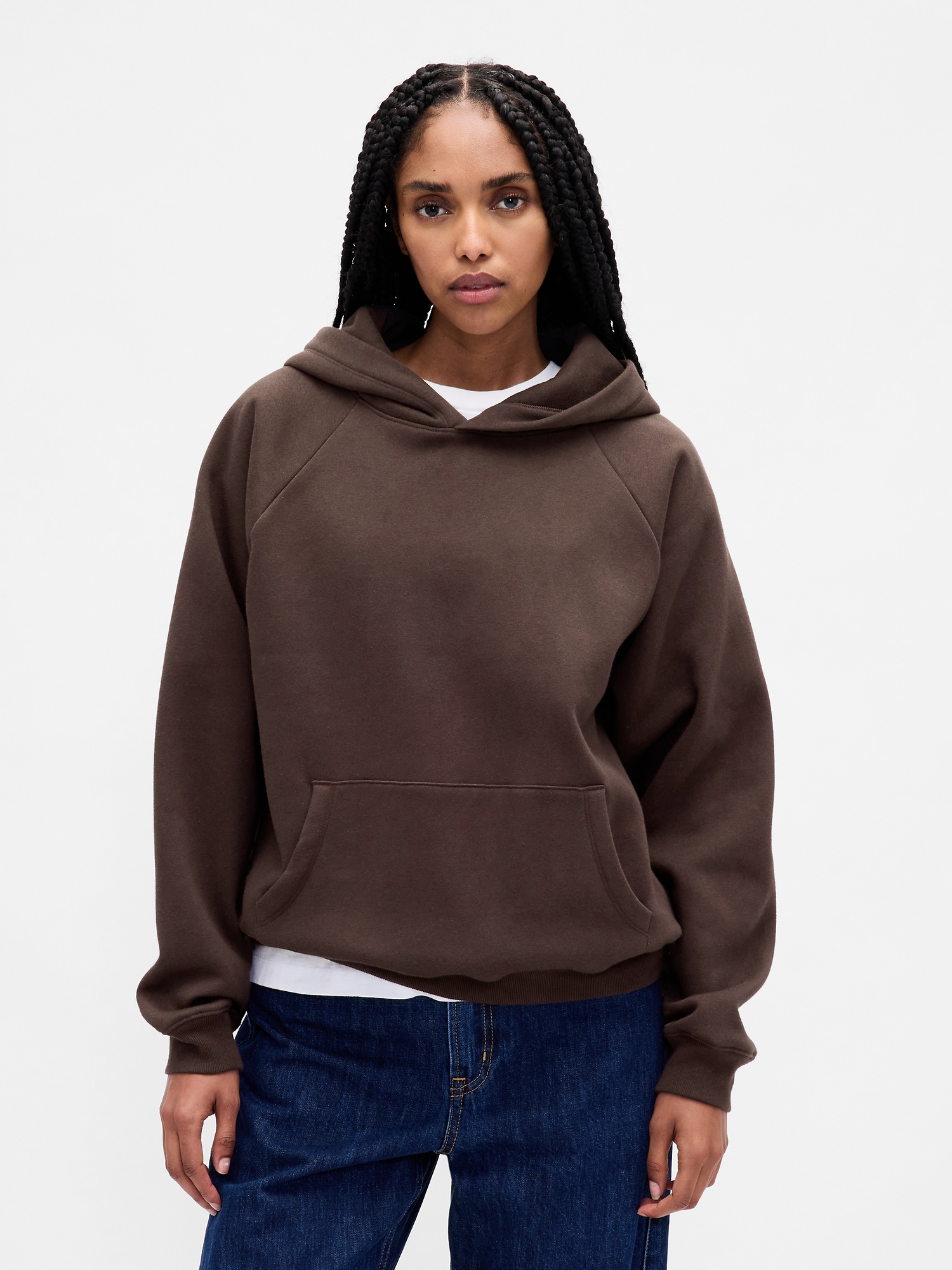 VintageSoft Hoodie - Terra Brown