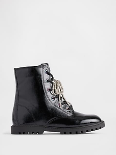 Kids Charm Lace-Up Boots