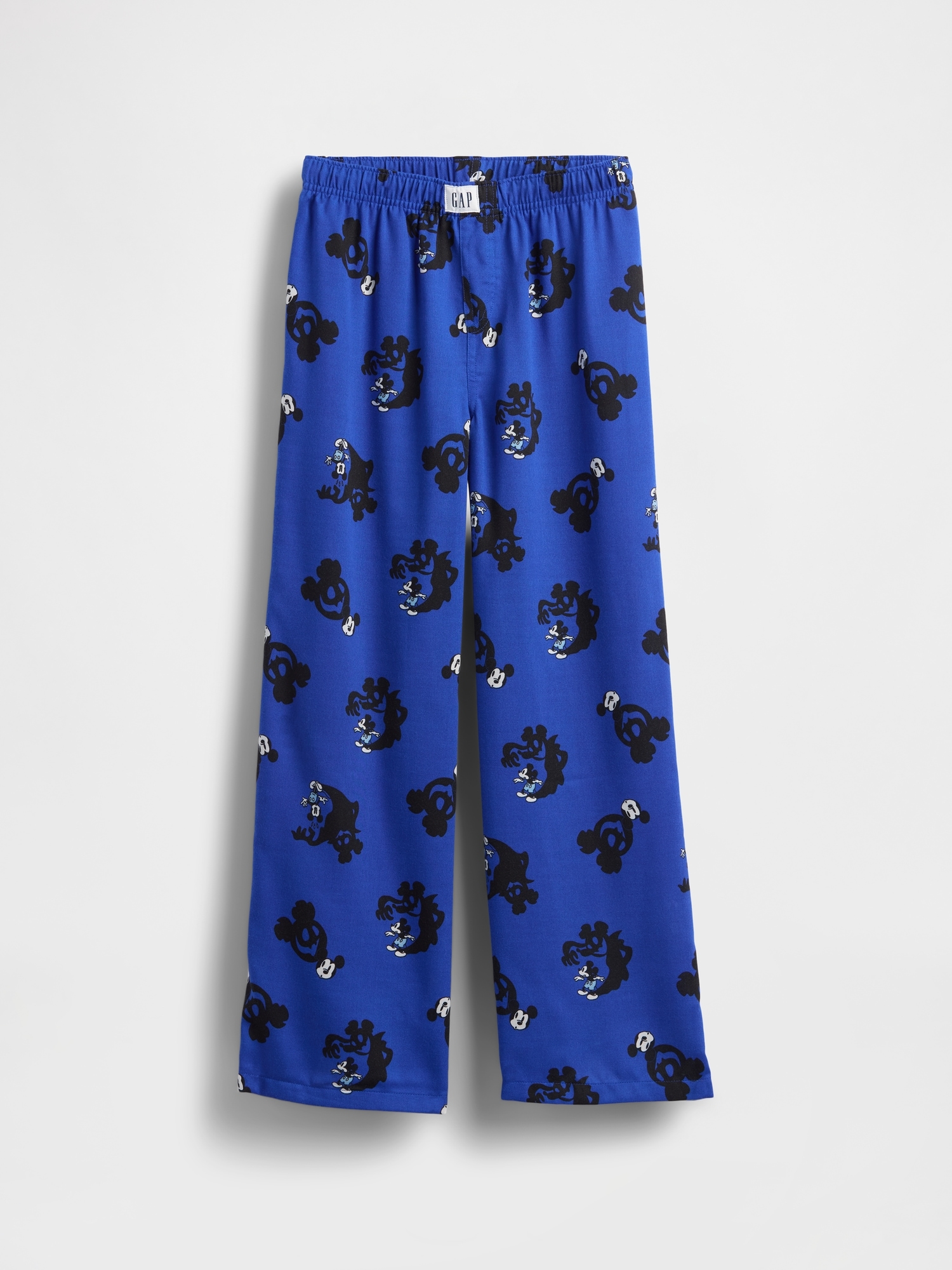 Gap × Disney Kids Recycled Flannel Halloween PJ Set - Active Blue