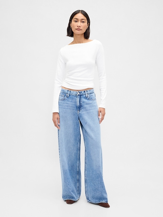Image number 2 showing, Modern Boatneck T-Shirt