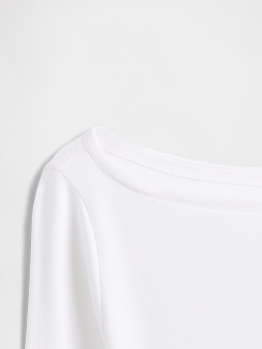Image number 4 showing, Modern Boatneck T-Shirt