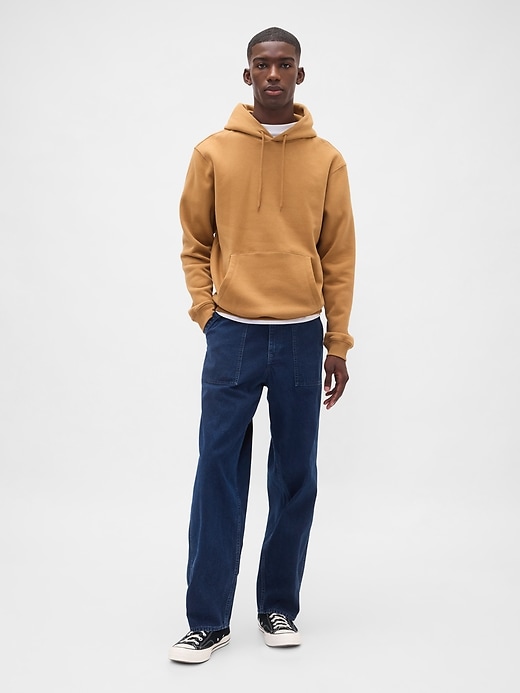 Image number 1 showing, Canvas Baggy Trouser Jeans