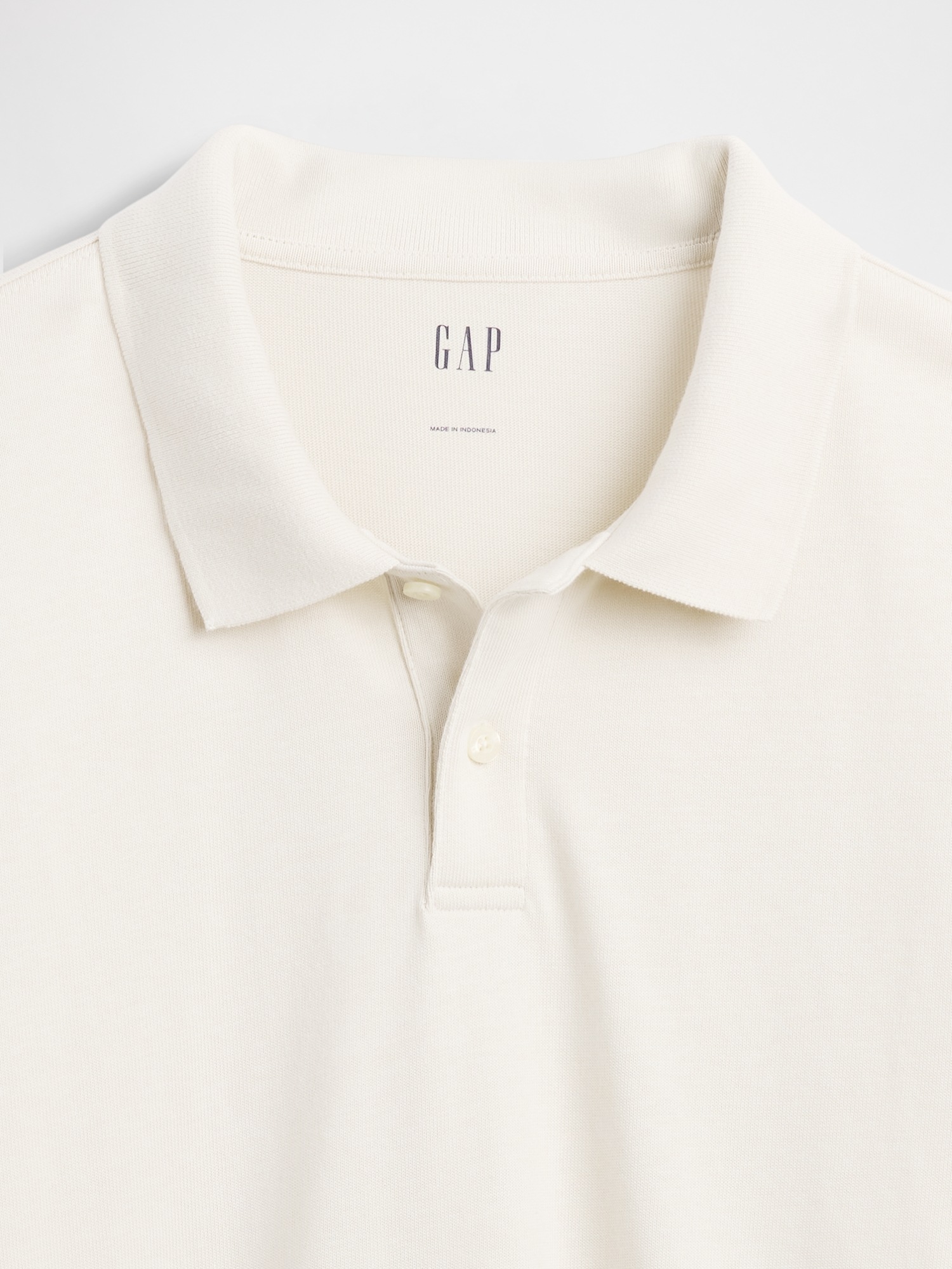 Мужские рубашки Gap Heavyweight Jersey Polo Shirt — фото 4