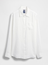 100% Linen Classic Shirt | Gap