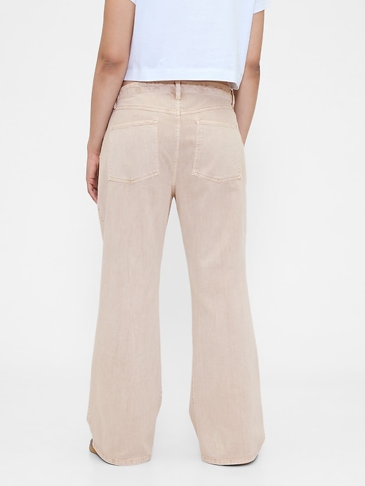 Image number 6 showing, Low Rise Flare Khakis
