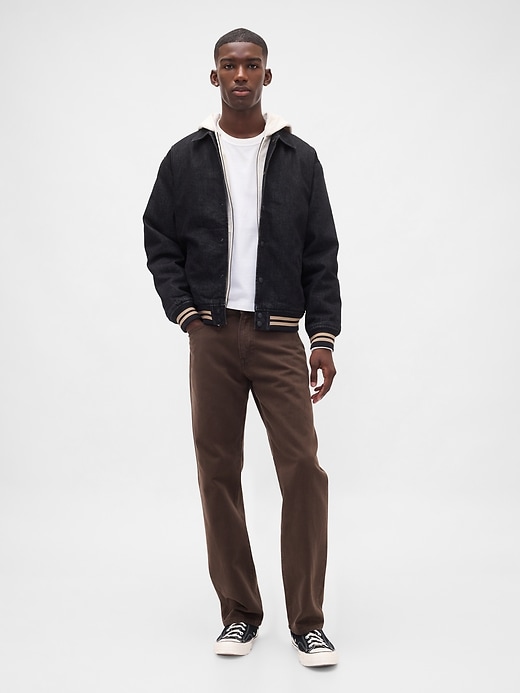 Image number 1 showing, Relaxed Straight Jeans