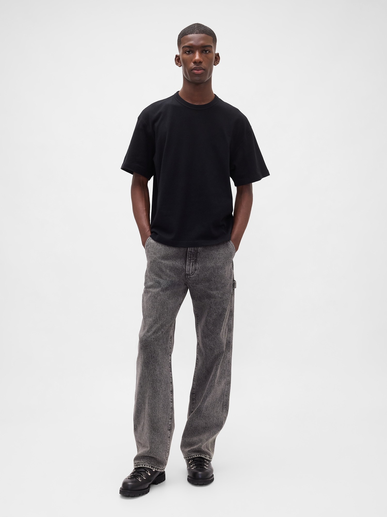 '90s Loose Carpenter Jeans - Dusty Lilac