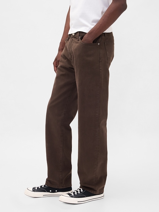 Image number 3 showing, Relaxed Straight Jeans