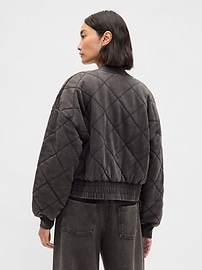 ダウンジャケット・コート KIRSH Collection Soft Velvet Woven Jumper Black KCSFCJW542MB ブラック（黒）系 KIRSH(キルシー) アウター・ジャケット(メンズ