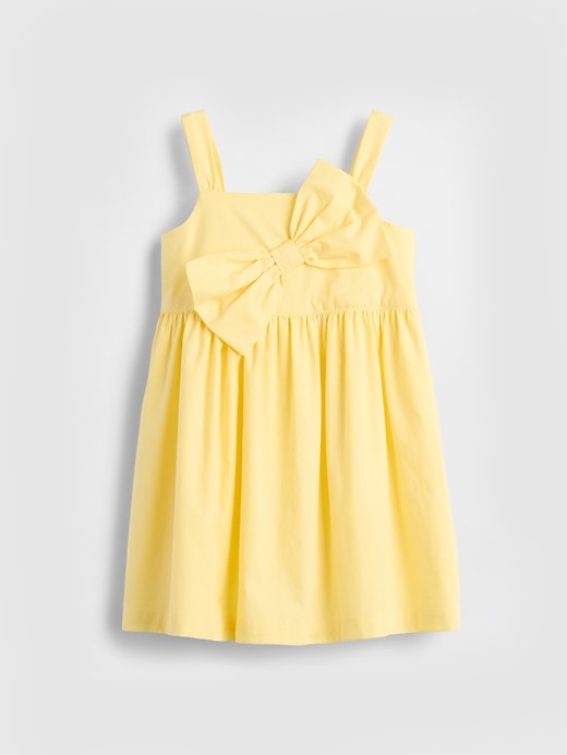 Image number 2 showing, Baby & Toddler Poplin Bow Dress